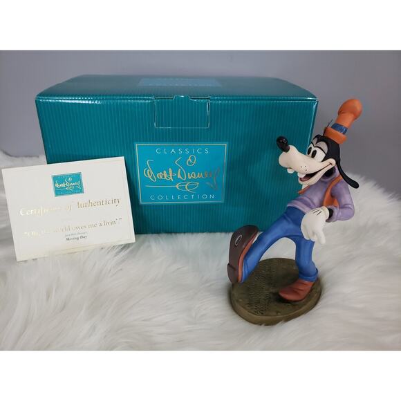 WDCC Walt Disney WORLD OWES ME A LIVIN Goofy Moving Day 1997 Members Only